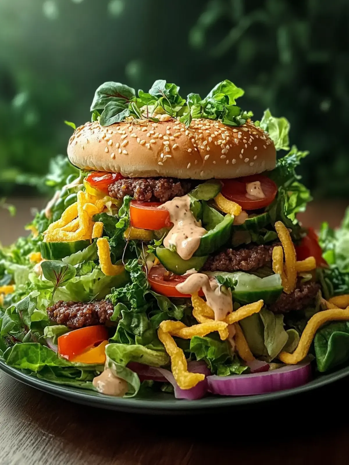 Big Mac Salat: Gesund, Lecker und Schnell Zubereitet! 3 Big Mac Salat