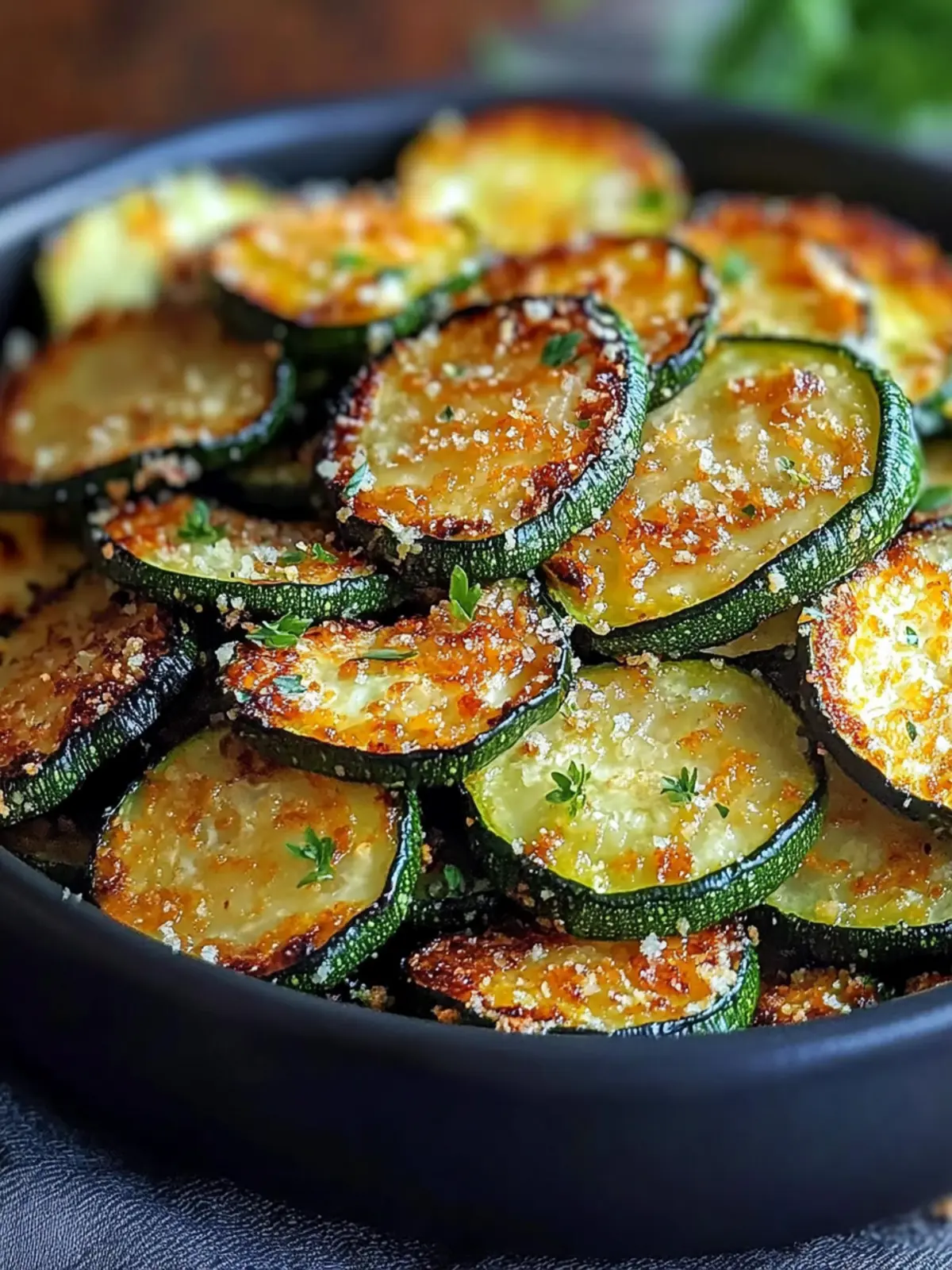 Knusprige Zucchini aus der Heißluftfritteuse: Gesund genießen 5 Crispy Zucchini from the Air Fryer
