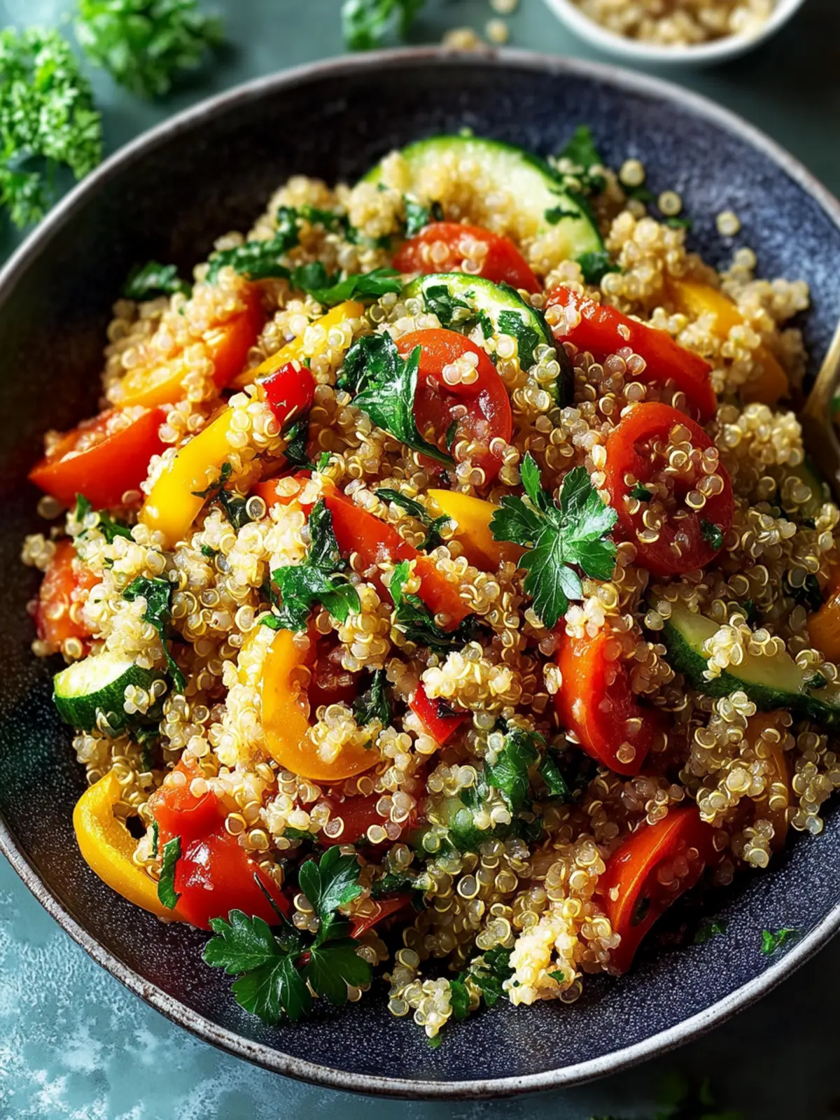Quinoa Gemüse Pfanne: Gesund, bunt und einfach lecker! 4 Quinoa Gemüse Pfanne