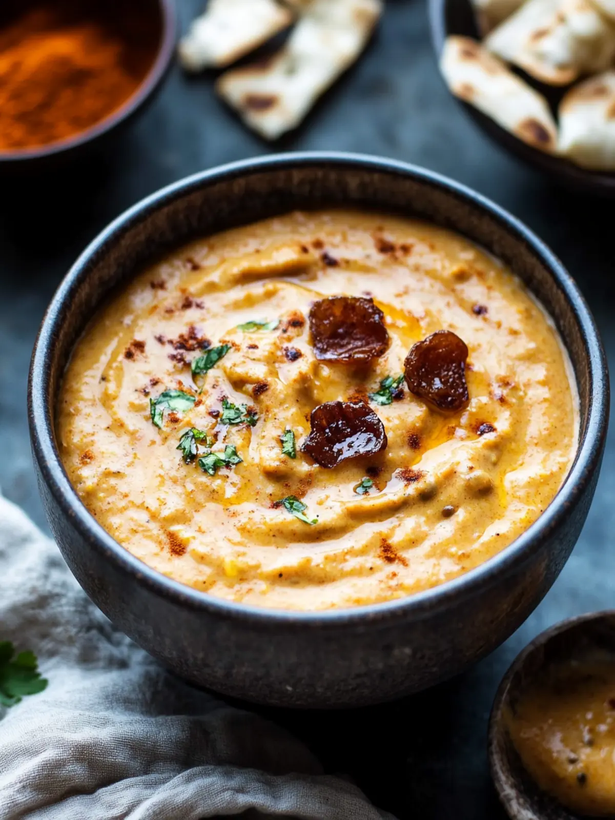 Dattel-Curry-Dip einfach & in nur 5 Minuten zubereiten 4 Dattel-Curry-Dip (einfach & nur 5 Minuten)