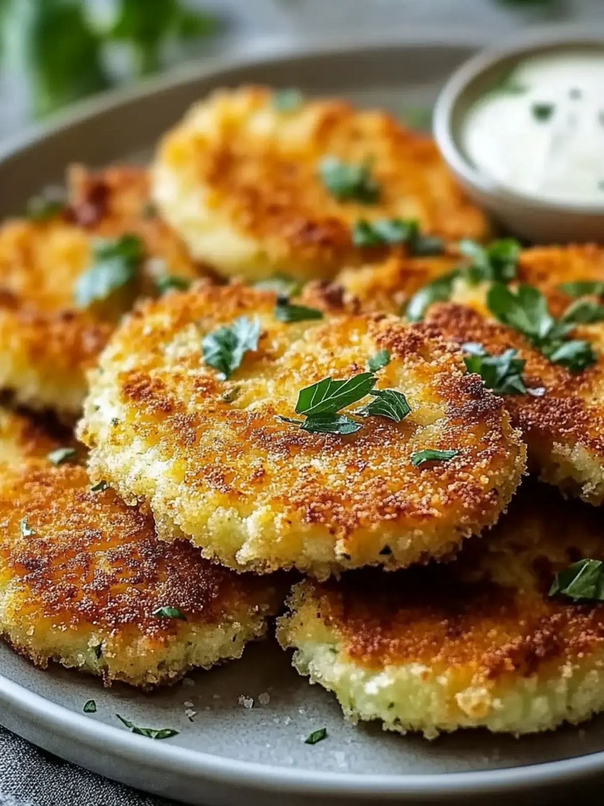 Krosse Airfryer Kohlrabi Schnitzel für gesunde Genießer 5 Airfryer Kohlrabi Schnitzel