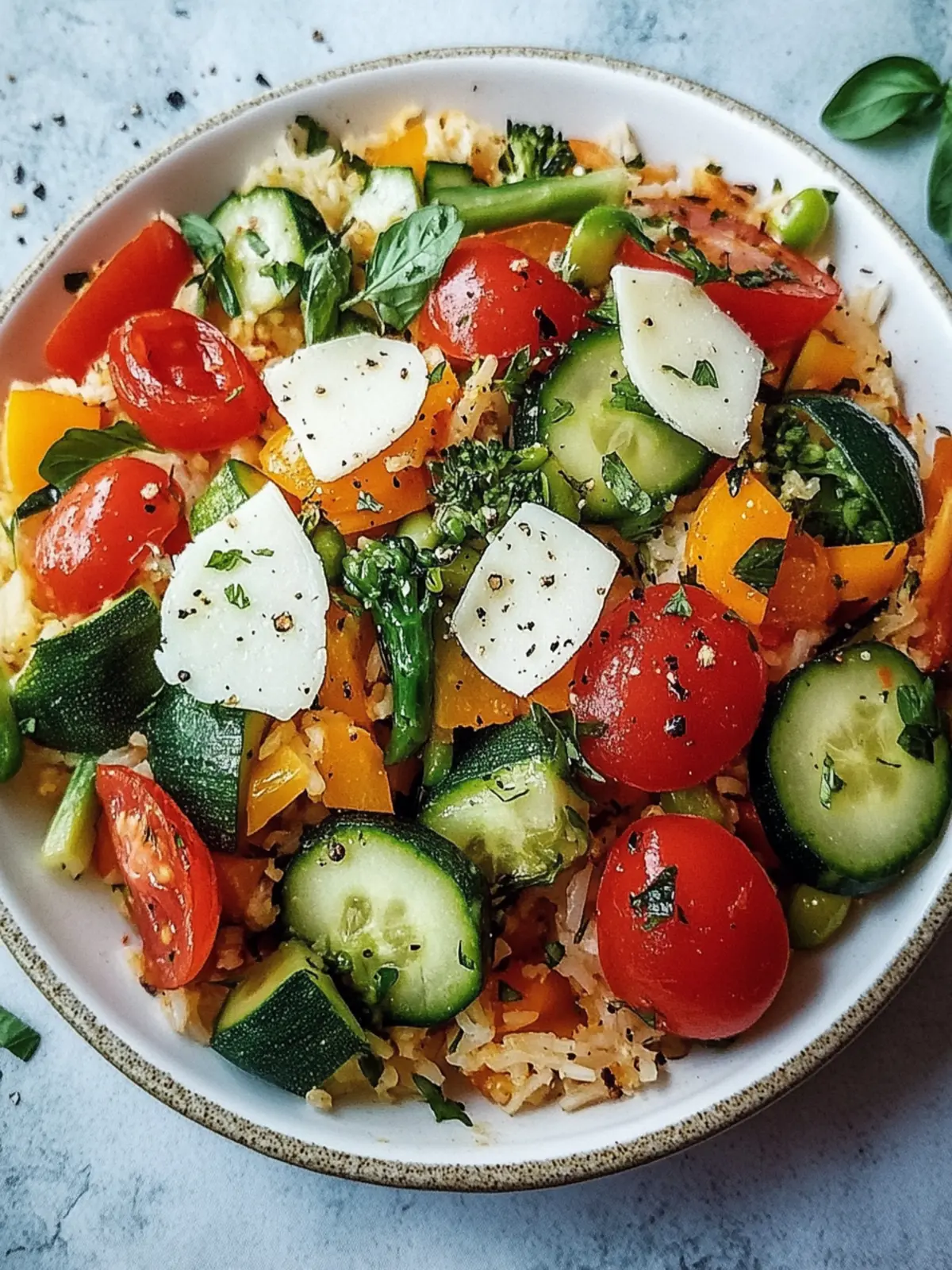 Leckere Vegetarische Reispfanne mit Gemüse: Schnell und gesund 2 Vegetarische Reispfanne mit Gemüse