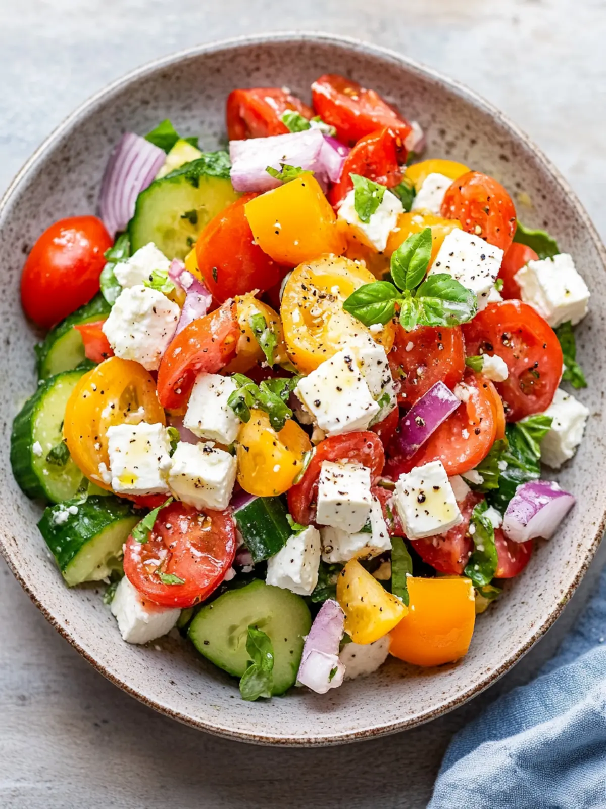 Griechischer Bauernsalat – Frisch, schnell und unwiderstehlich! 3 Griechischer Bauernsalat