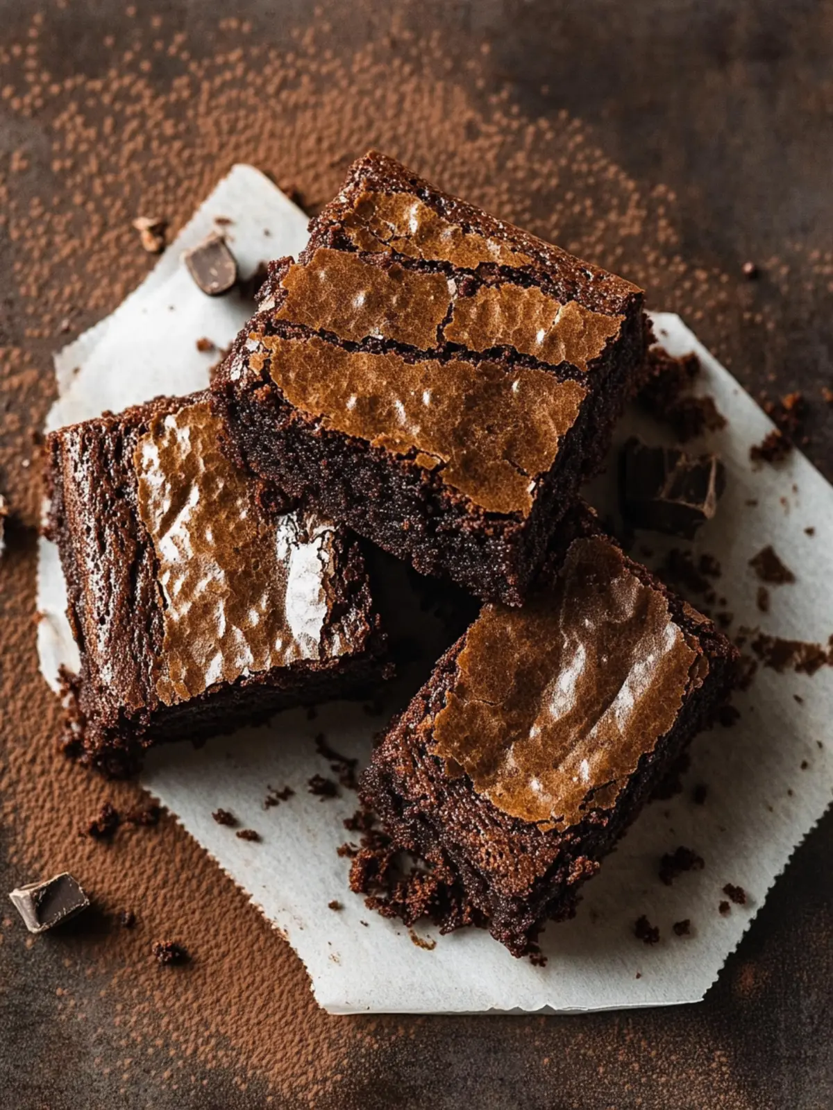 Saftige Schoko-Brownies für unwiderstehlichen Genuss 3 Schoko-Brownies