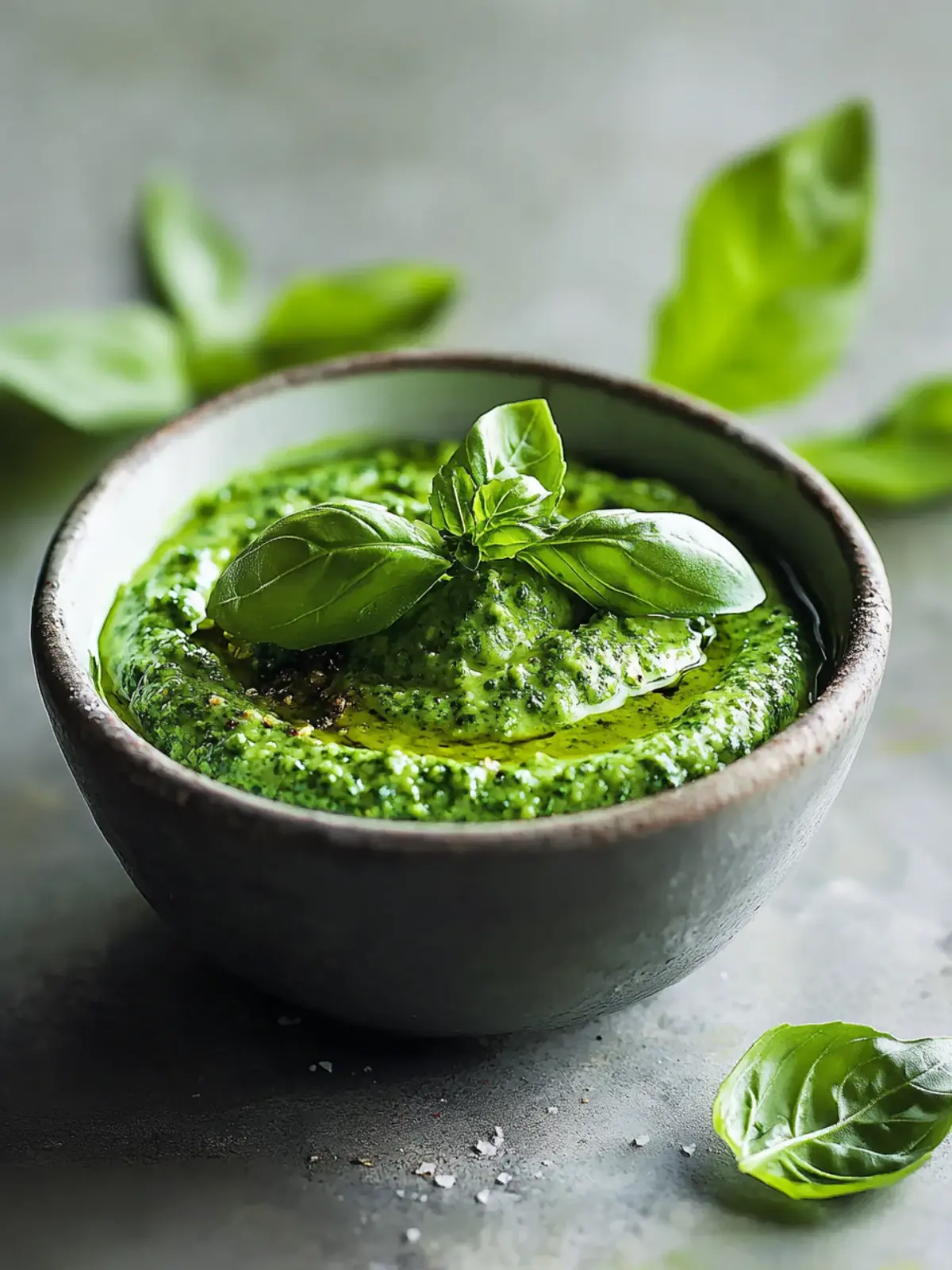 Leckeres Basilikum Pesto Aioli Rezept
