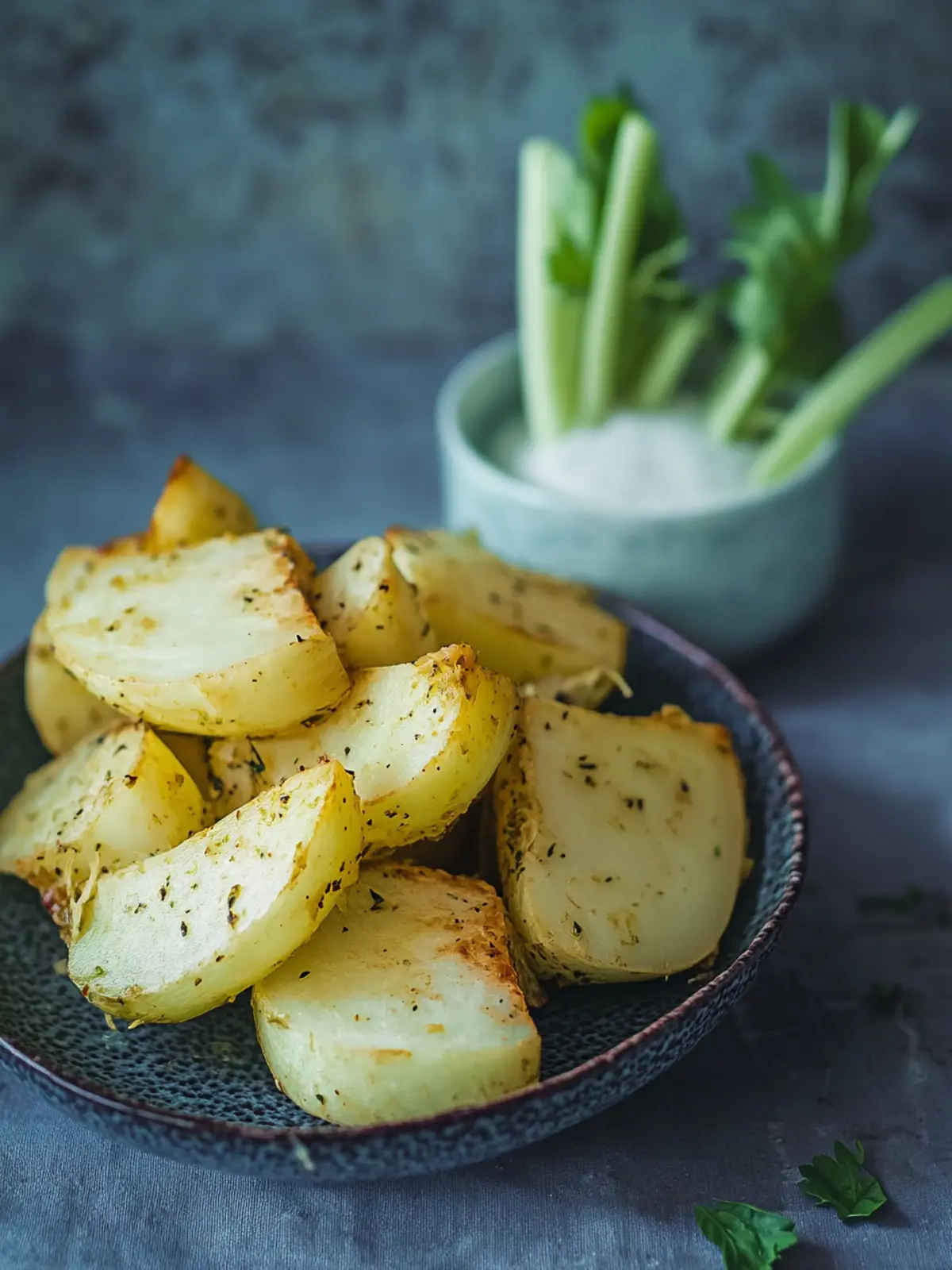 Crispy Kohlrabi-Pommes für den perfekten Snackgenuss 2 Kohlrabi-Pommes