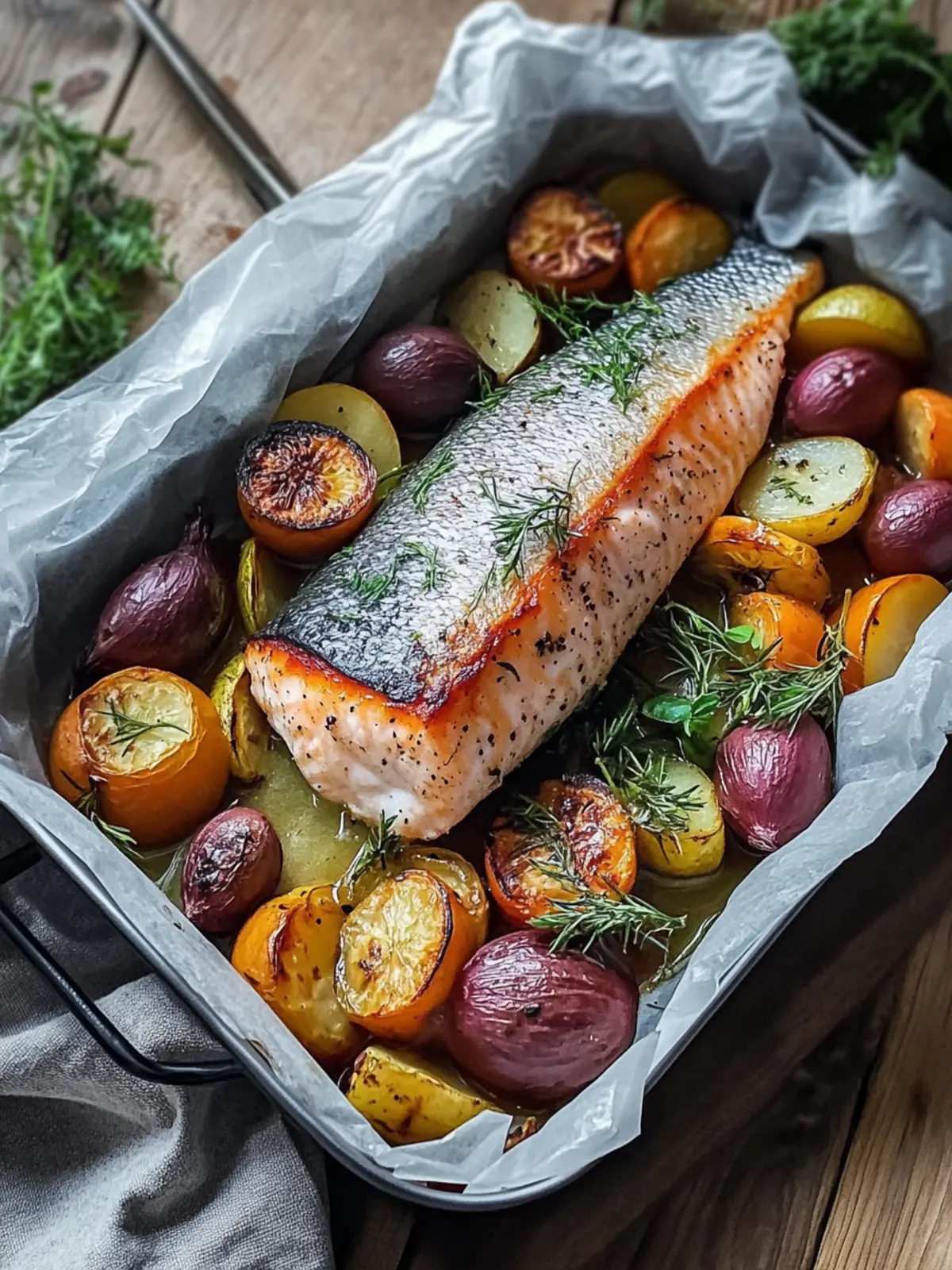 Lachs aus dem Ofen mit Gemüse – Schnell und gesund genießen 5 Lachs aus dem Ofen mit Gemüse