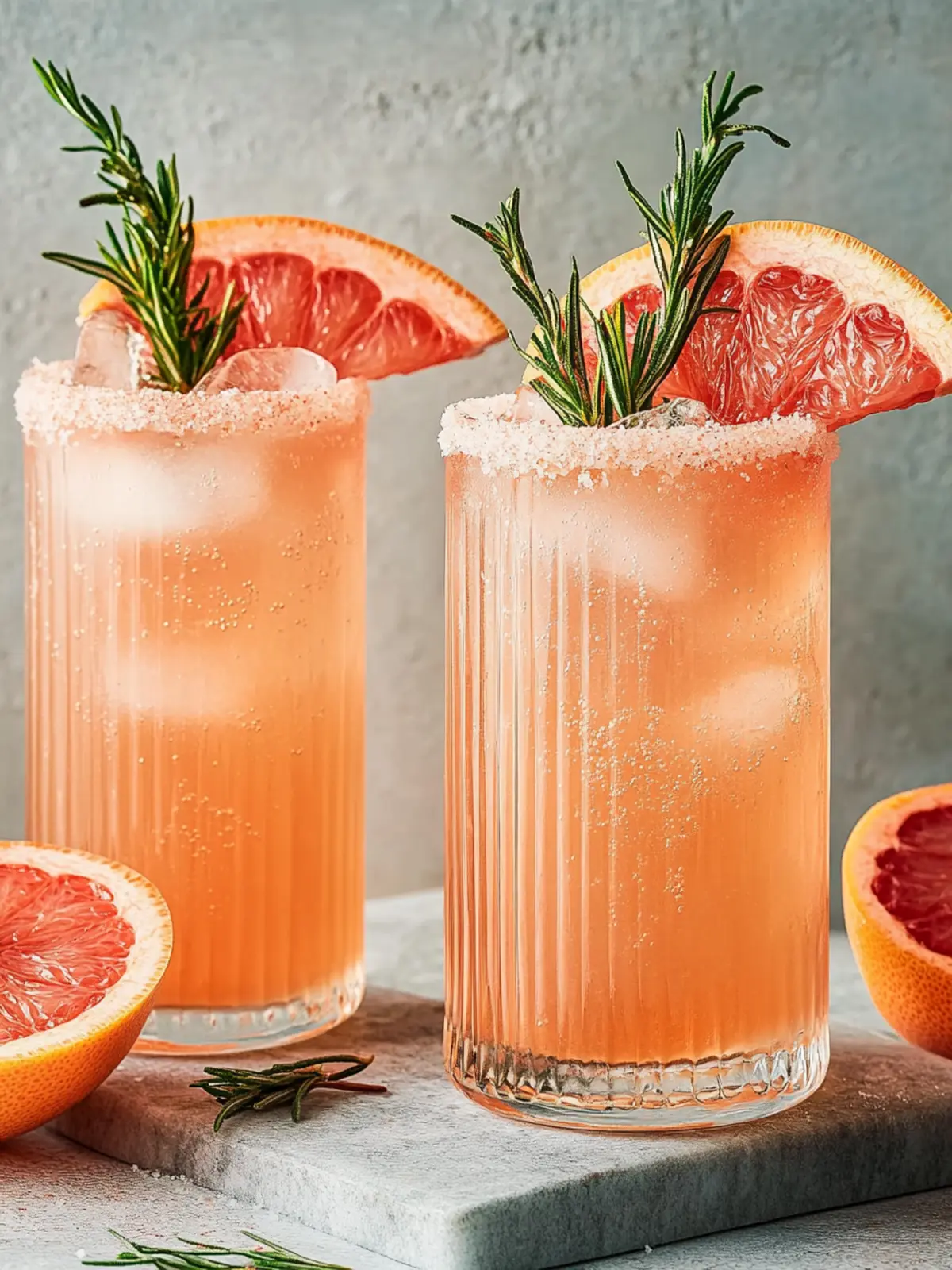 Erfrischender Grapefruit-Rosmarin Mocktail Spritz für den Sommer 5 Grapefruit-Rosmarin Mocktail Spritz