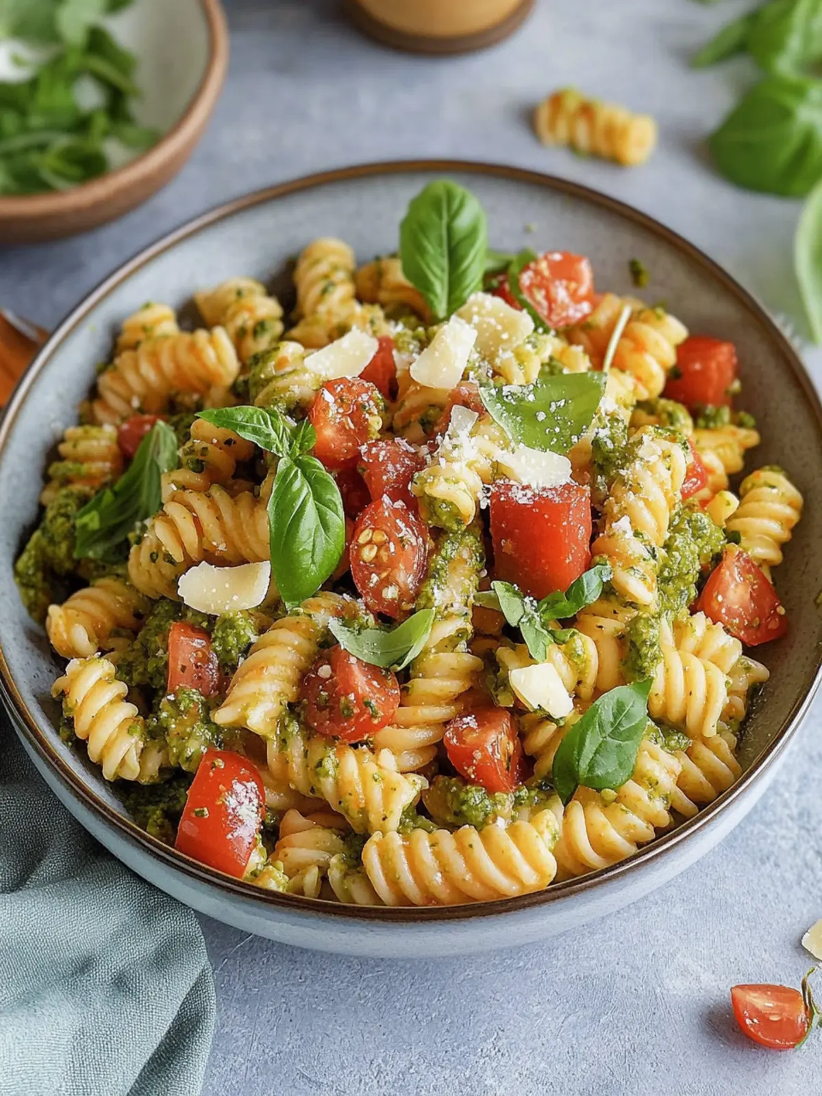 Nudelsalat mit rotem Pesto – Ein schnelles Sommerhighlight 5 Nudelsalat mit rotem Pesto