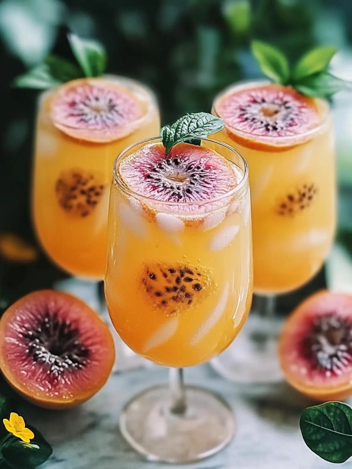 Erfrischender Maracuja Spritz für fröhliche Sommer-Momente 2 Erfrischender Maracuja Spritz