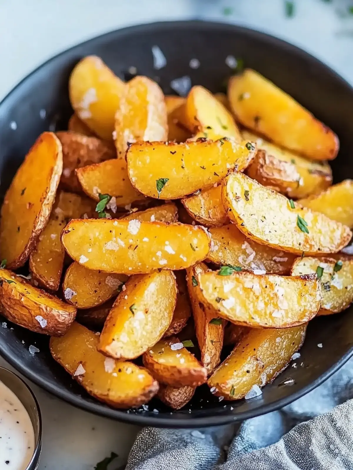 Bratkartoffeln aus der Heißluftfritteuse: Knusprig und Gesund 2 Bratkartoffeln aus der Heißluftfritteuse