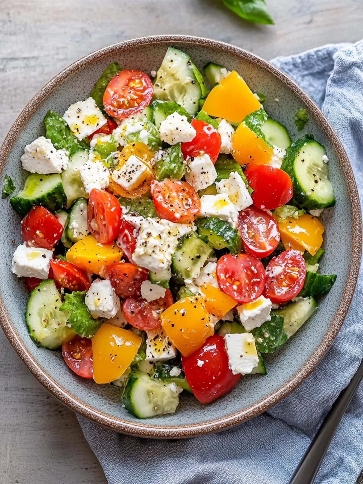 Griechischer Bauernsalat: Frisch, Schnell und Gesund genießen 4 Griechischer Bauernsalat