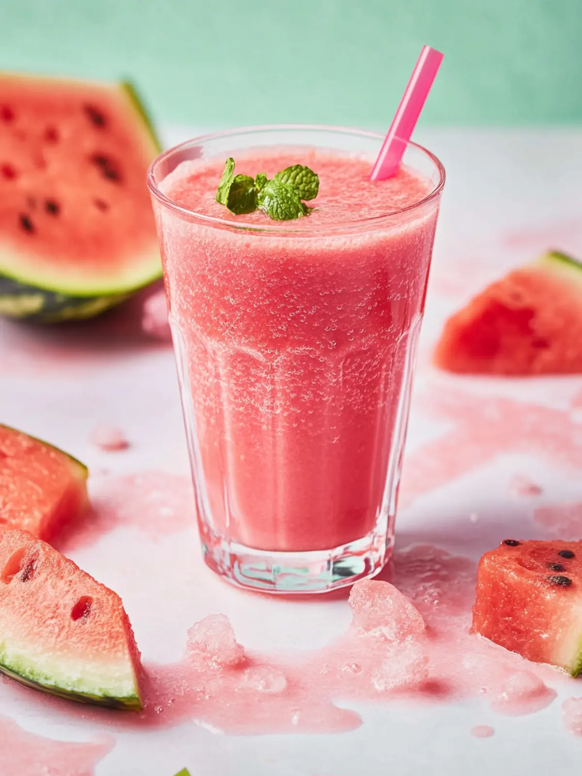 Erfrischender Melonen-Smoothie für heiße Sommertage 2 Melonen-Smoothie