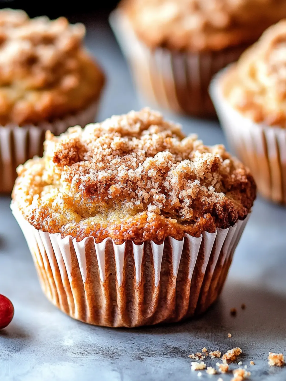 Feuchte Apfel-Zimt-Krümel-Muffins für den perfekten Frühstücksgenuss 3 Feuchte Apfel-Zimt-Krümel-Muffins