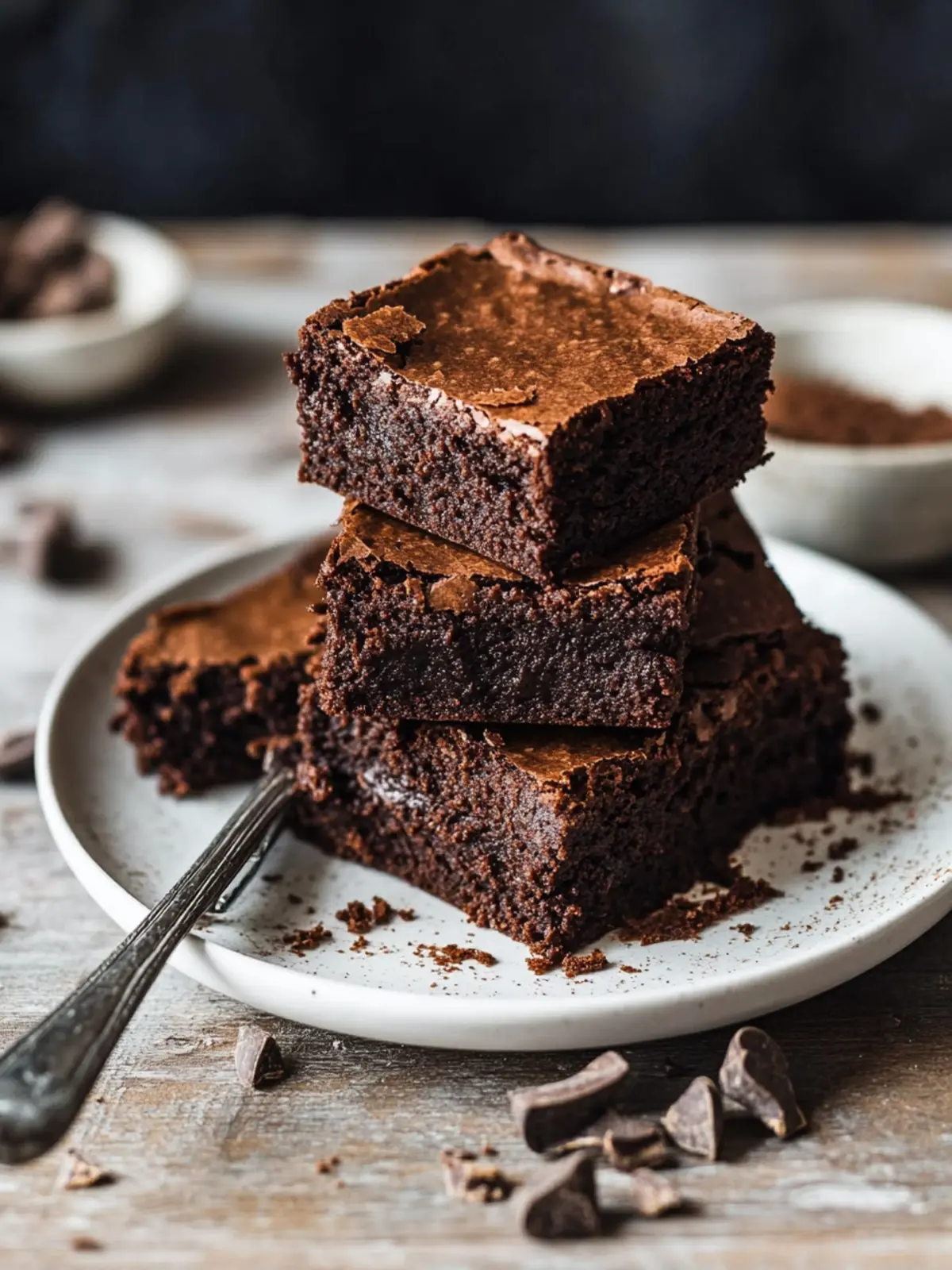Saftige Schoko-Brownies für unwiderstehlichen Genuss 5 Schoko-Brownies