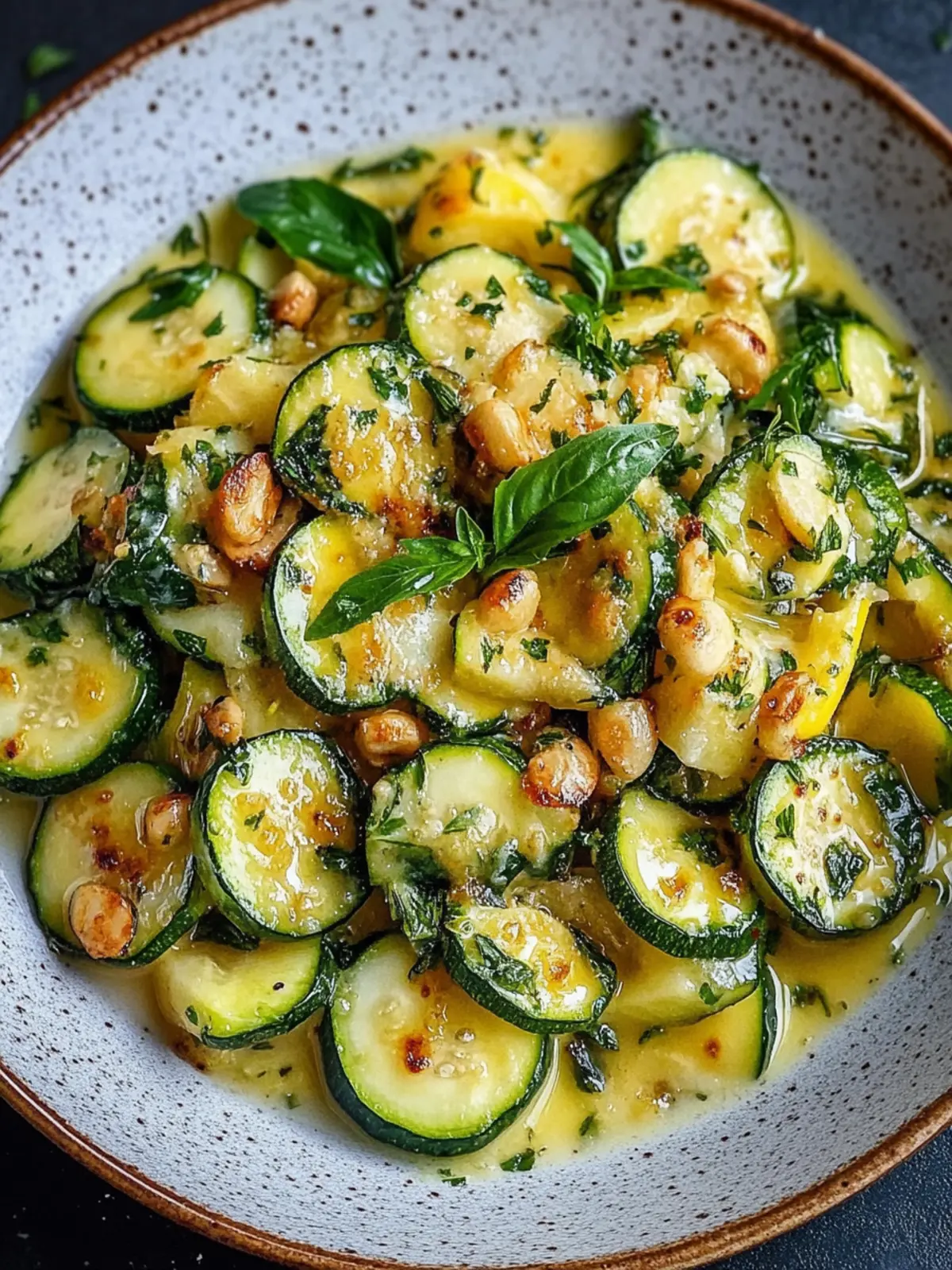 Cremige Knoblauch-Kichererbsen-Zucchini-Pfanne für Genießer 2 Cremige Knoblauch-Kichererbsen-Zucchini-Pfanne