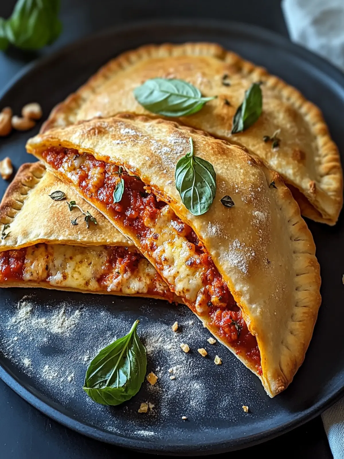 Knusprige Calzone aus der Heißluftfritteuse für schnelle Freude 2 Knusprige Calzone aus der Heißluftfritteuse