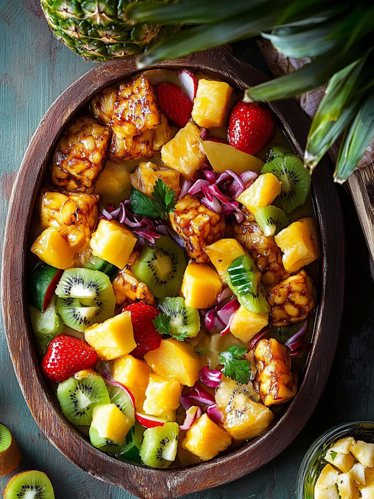 Hawaiian Hähnchen Blechpfanne: Süß, herzhaft und einfach lecker 5 Hawaiian Hähnchen Blechpfanne