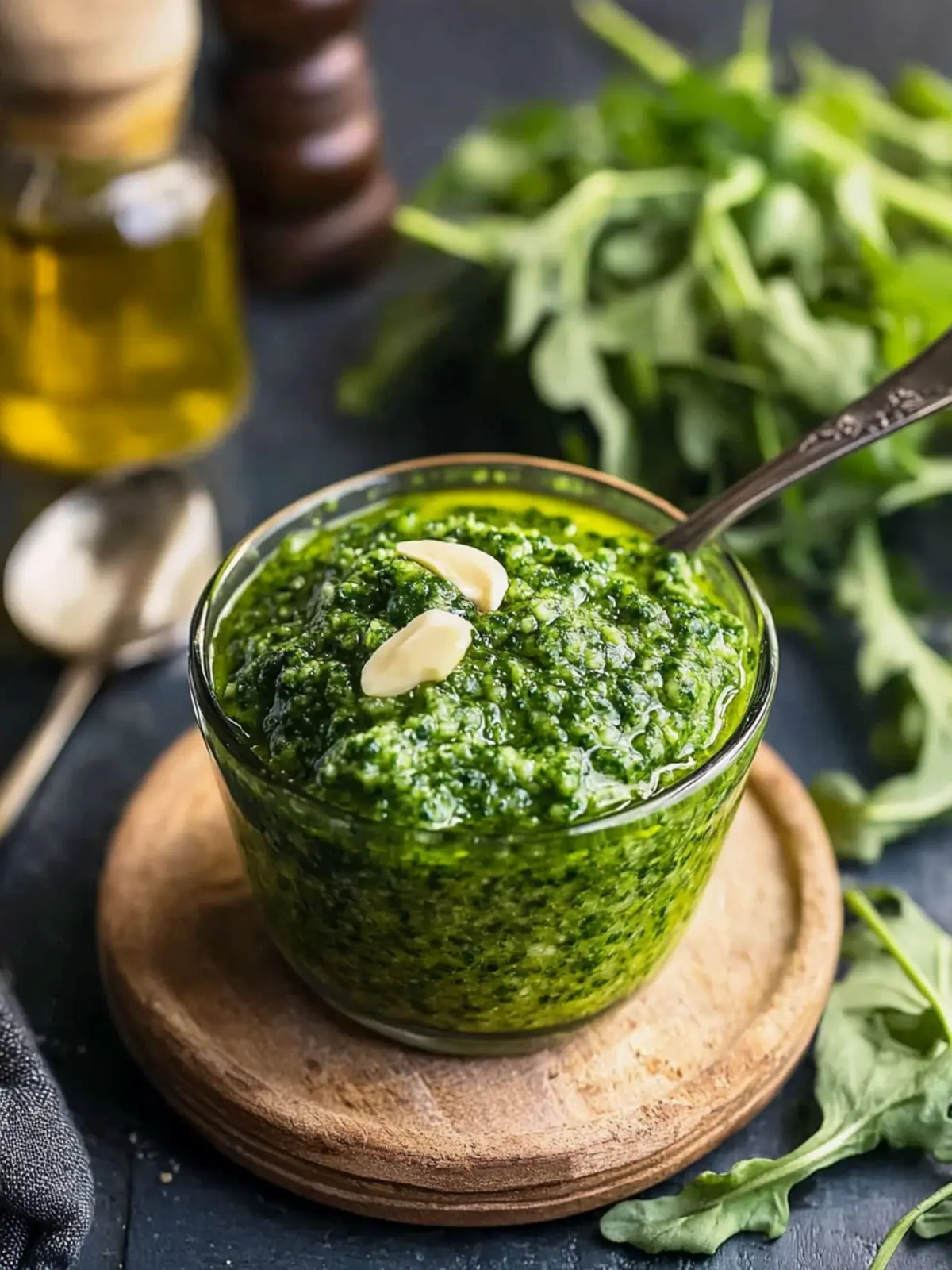 Rucola-Pesto aus dem Thermomix: Blitzschnell und unverwechselbar 4 Rucola-Pesto aus dem Thermomix