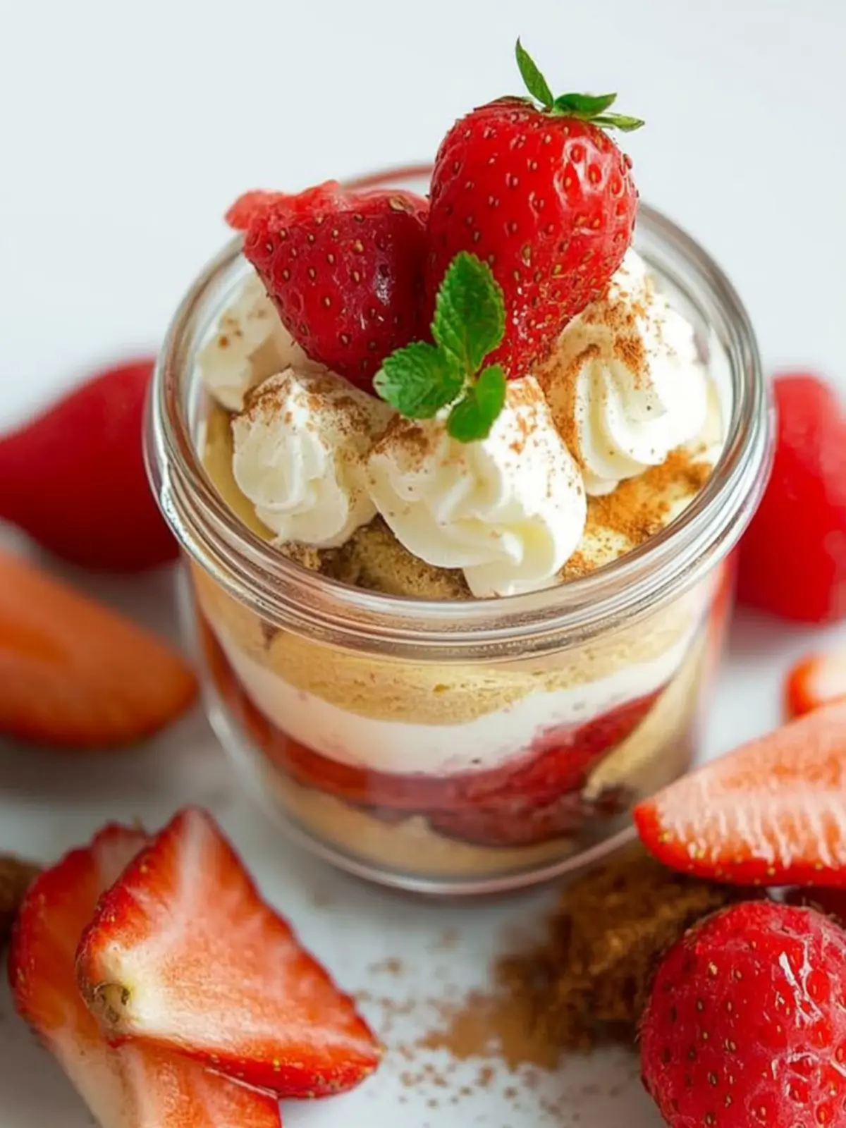 Erdbeer-Tiramisu im Glas: Schnelles Sommervergnügen pur 3 Erdbeer-Tiramisu im Glas