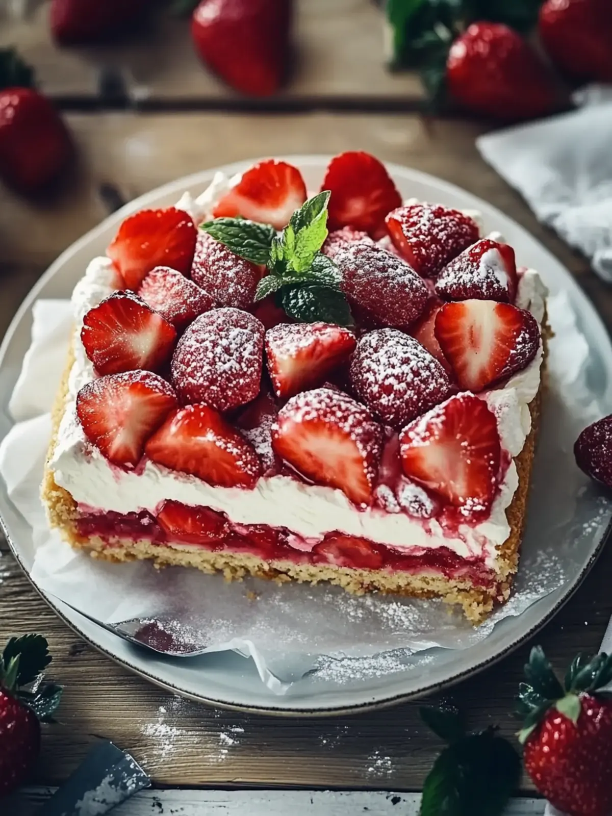 Omas bester Erdbeerkuchen – Der Sommer-Traum aus Großmutters Küche 4 Omas bester Erdbeerkuchen