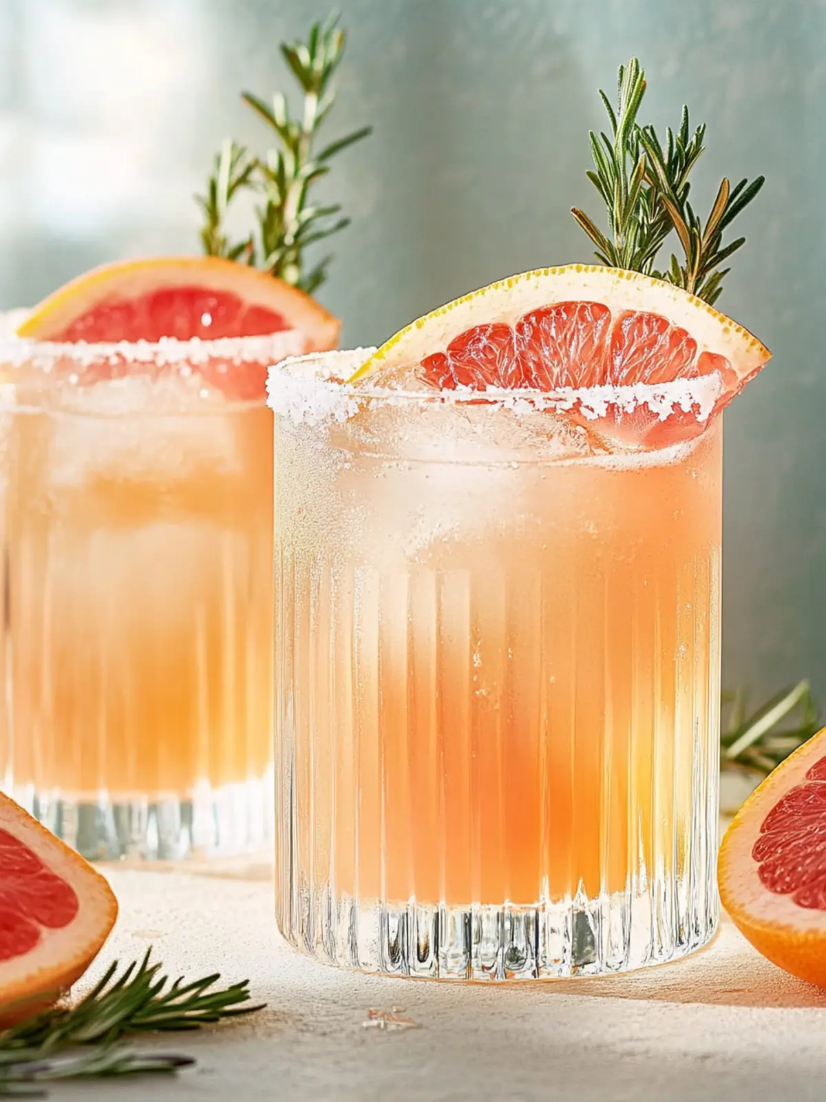 Erfrischender Grapefruit-Rosmarin Mocktail Spritz für den Sommer 2 Grapefruit-Rosmarin Mocktail Spritz