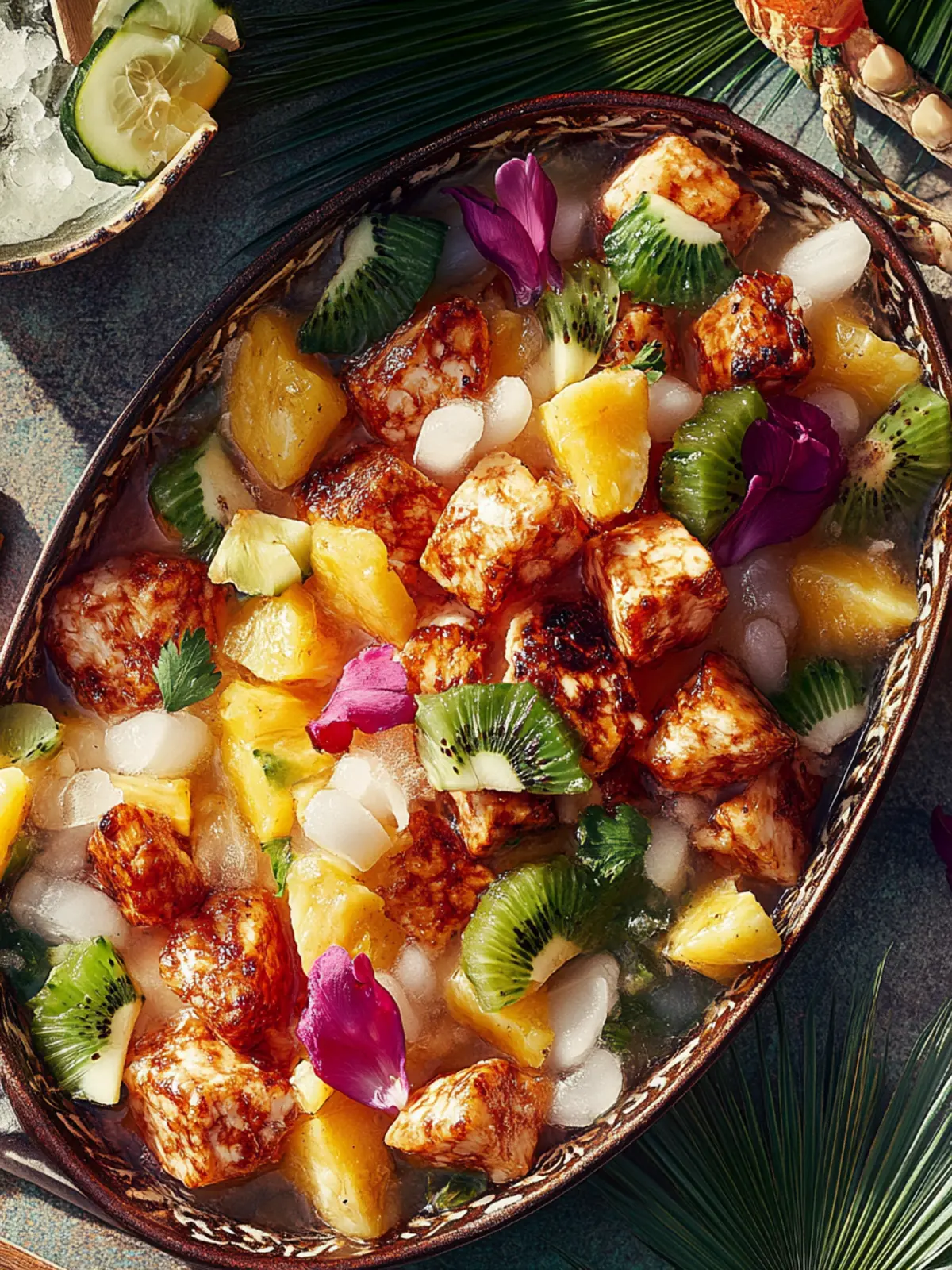 Hawaiian Hähnchen Blechpfanne: Süß, herzhaft und einfach lecker 4 Hawaiian Hähnchen Blechpfanne