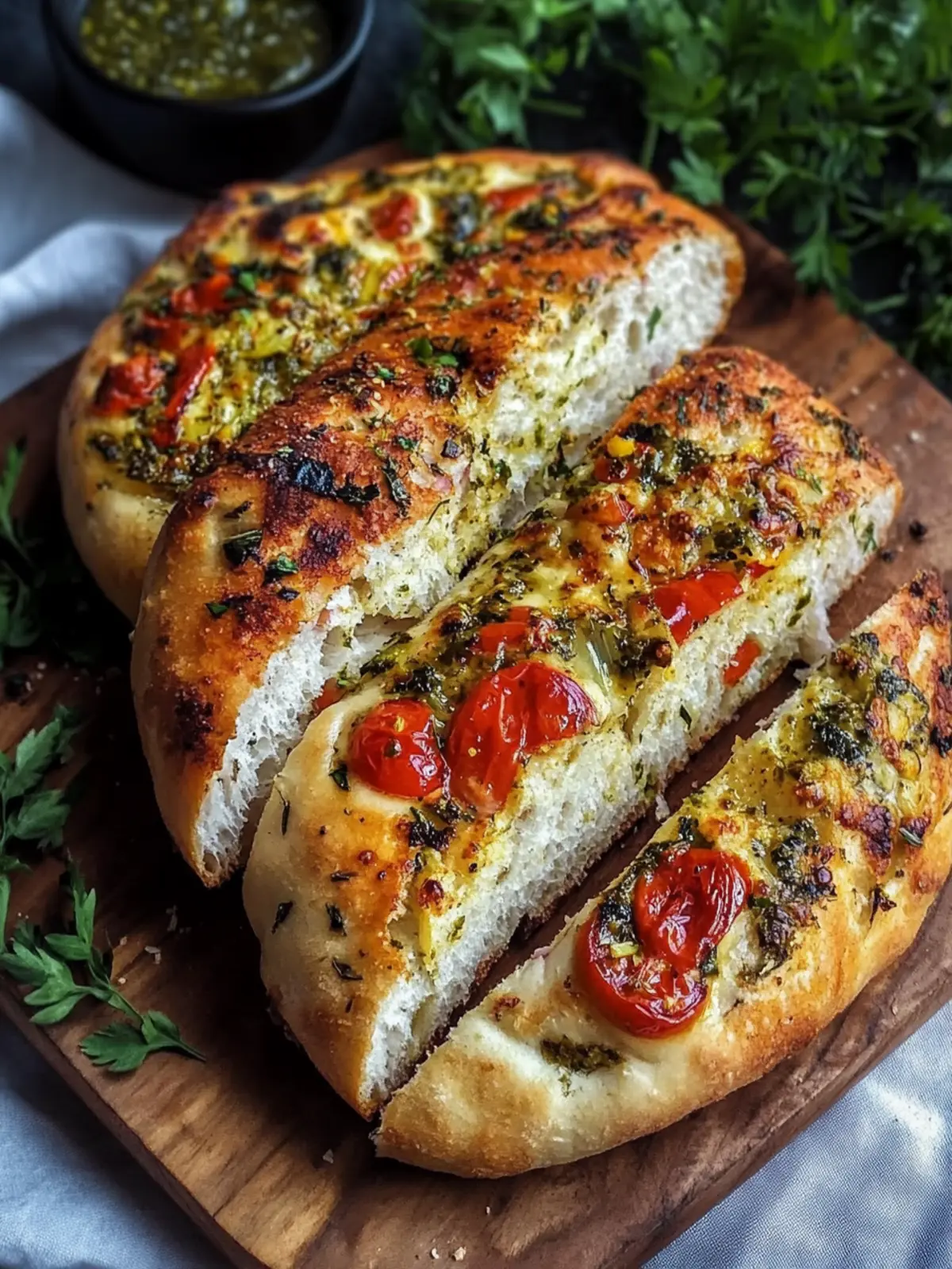 Mediterranes Grillbrot selber machen