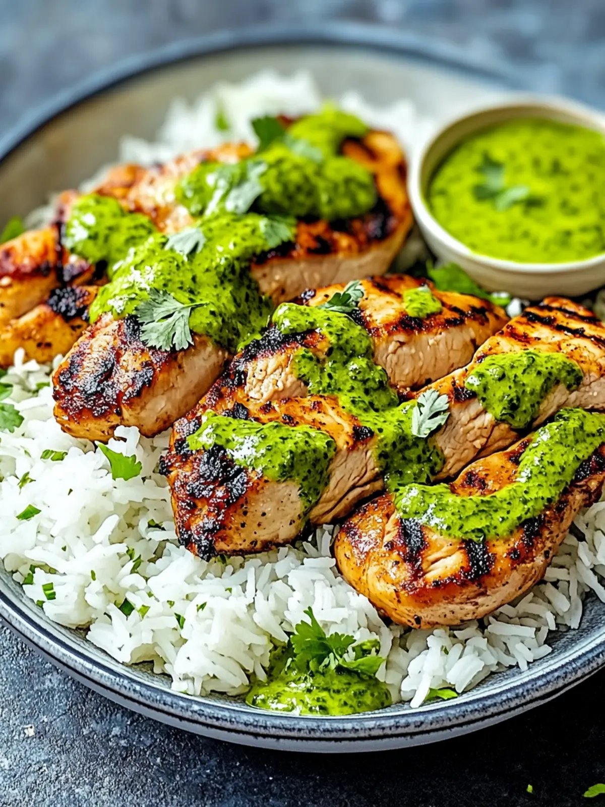 Peruanisches Huhn und Reis mit grüner Sauce – Genuss pur! 3 Peruanisches Huhn und Reis mit grüner Sauce genießen