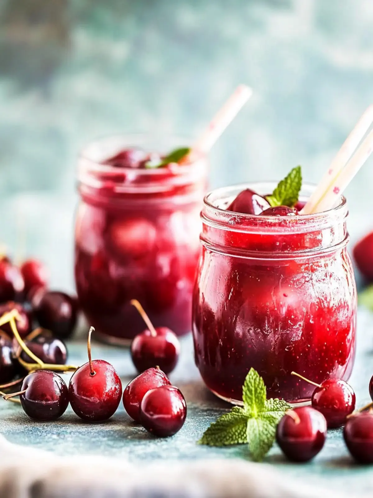 Omas fruchtige Kirschmarmelade – Zuckerfrei & unwiderstehlich 4 Omas fruchtige Kirschmarmelade
