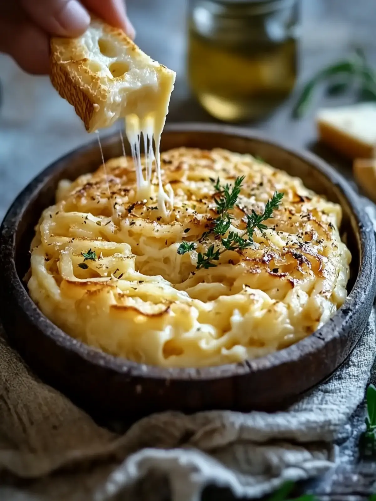 Perfekte Käse-Pull mit knusprigen Zwiebeln für dein Wohlfühlessen 5 Perfekte Käse-Pull mit knusprigen Zwiebeln