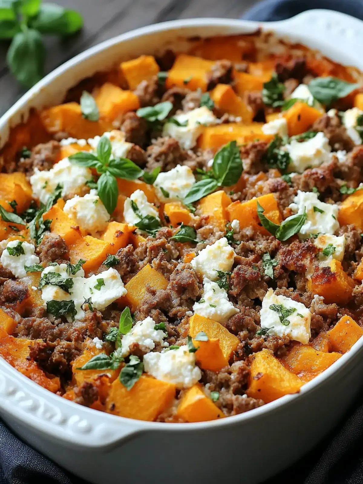 Süßkartoffel-Hackfleisch-Auflauf mit Feta – Gesund und Herzhaft 3 Sweet potato minced meat casserole with feta