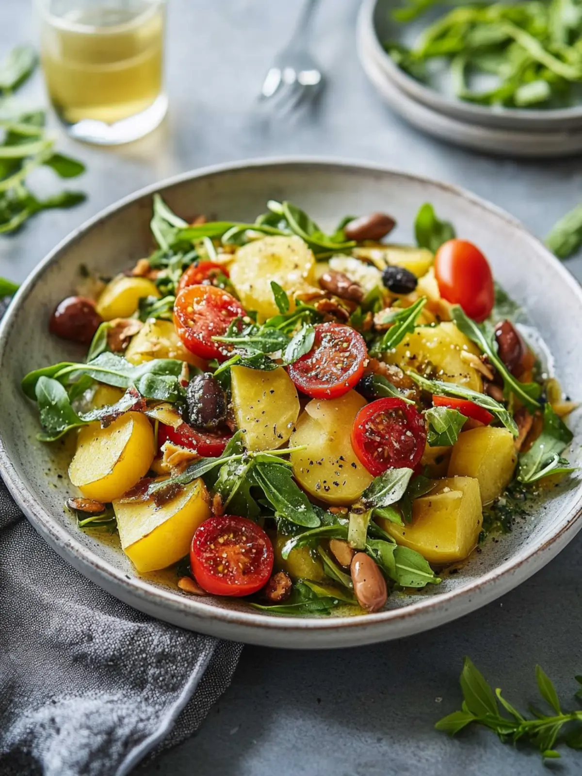 Vietnamesischer Mediterraner Kartoffelsalat für den Sommer 2 Mediterraner Kartoffelsalat