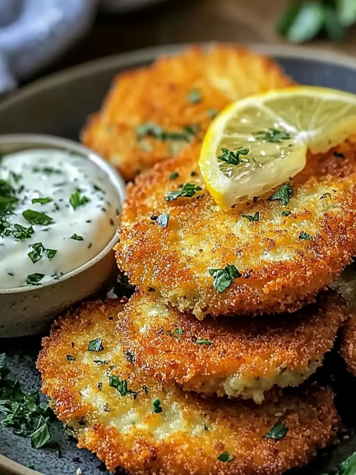 Krosse Airfryer Kohlrabi Schnitzel für gesunde Genießer 3 Airfryer Kohlrabi Schnitzel