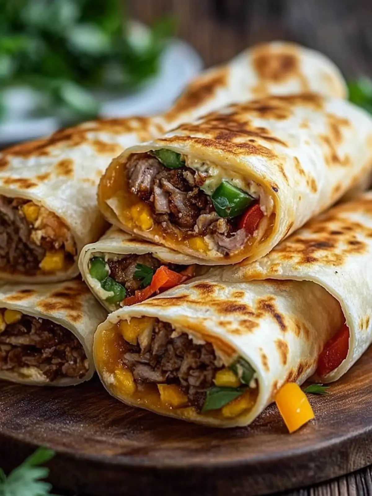 Crispy Wraps mit Hackfleisch und Käse – Schnelle Genussmomente 5 Crispy Wraps mit Hackfleisch und Käse