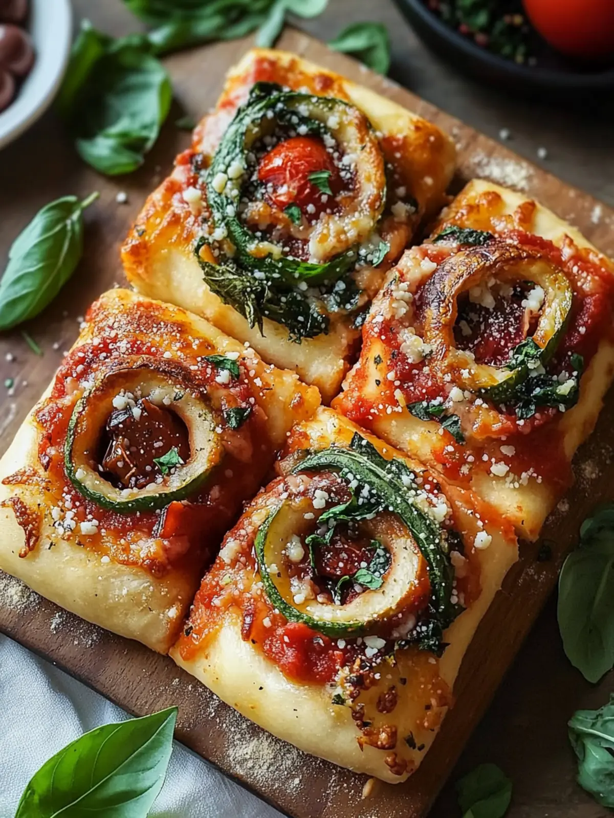 Vegane Pizza-Rollen: Knusprige Snacks für jeden Anlass 5 Vegane Pizza-Rollen