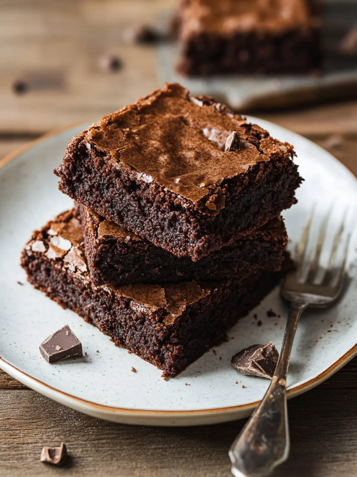 Saftige Schoko-Brownies für unwiderstehlichen Genuss 4 Schoko-Brownies