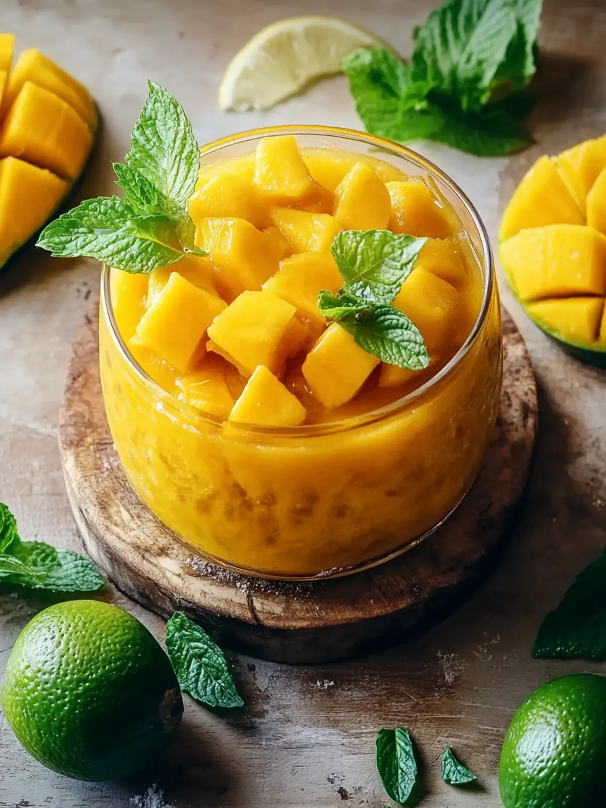 Erfrischender Mango Eistee mit Minze – Ein Sommertraum 3 Mango Eistee