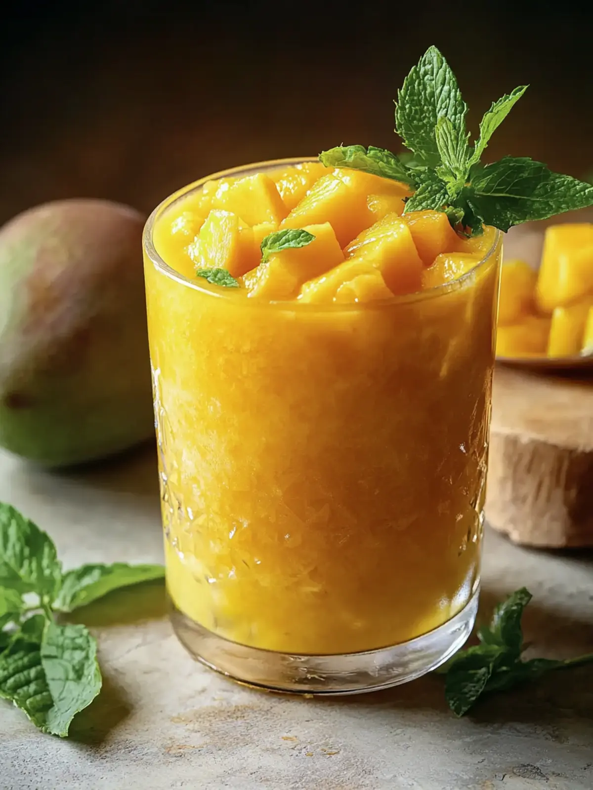 Erfrischender Mango Eistee mit Minze – Ein Sommertraum 2 Mango Eistee