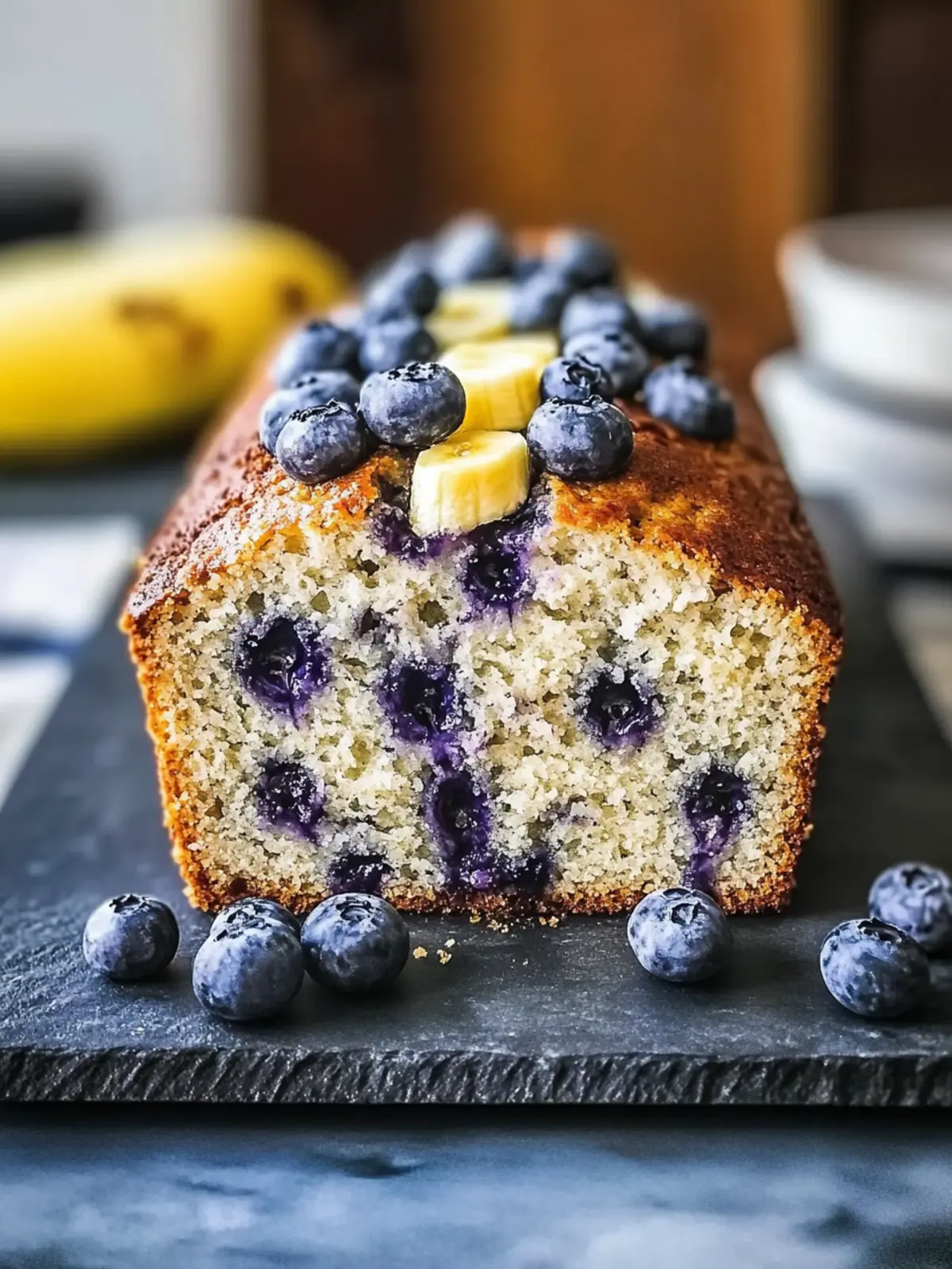 Saftiges Blaubeer-Bananenbrot – Gesund & einfach zubereitet 4 Blaubeer-Bananenbrot