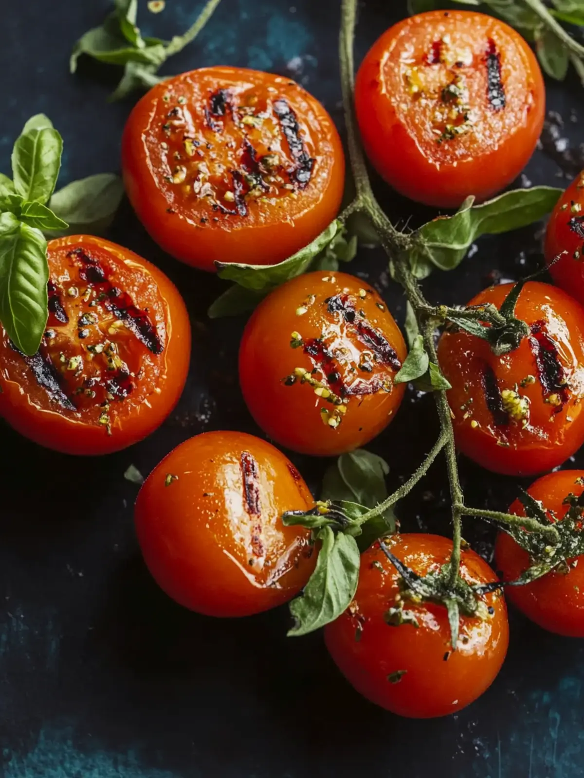 Gegrillte Kräutertomaten – Der gesunde Hit für deinen Grillabend 4 Gegrillte Kräutertomaten