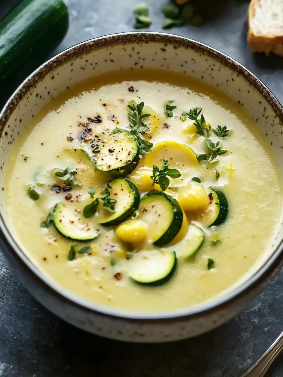 Cremige Zucchinisuppe: Die perfekte Umarmung für kalte Tage 5 Cremige Zucchinisuppe