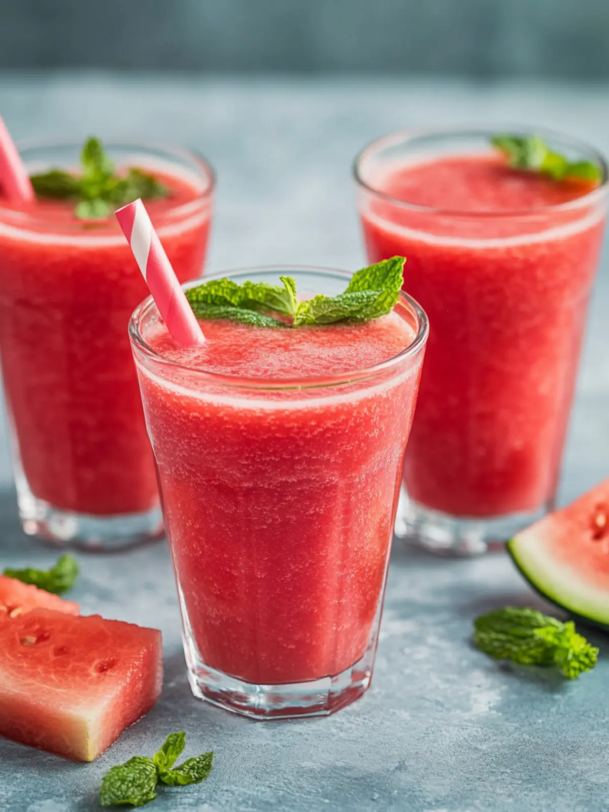 Erfrischender Melonen-Smoothie für heiße Sommertage 4 Melonen-Smoothie