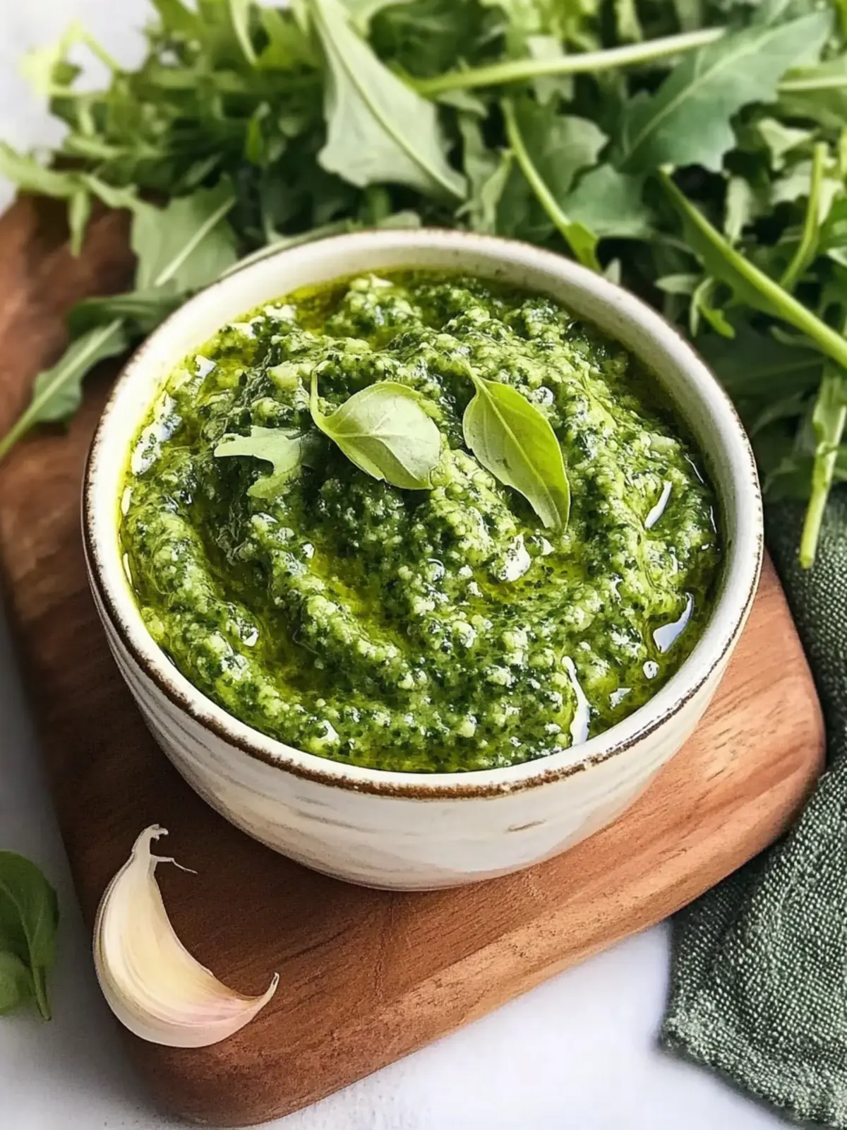 Rucola-Pesto aus dem Thermomix: Blitzschnell und unverwechselbar 2 Rucola-Pesto aus dem Thermomix