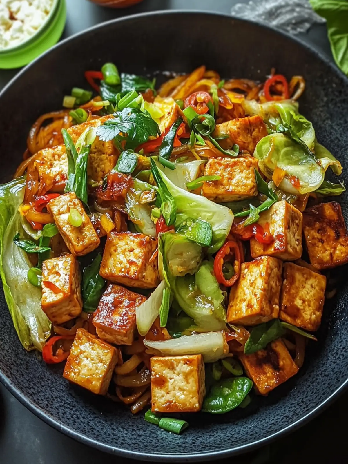 Tofu Kohlgemüse Pfanne: Blitzschnell zur gesunden Freude 4 Tofu Kohlgemüse Pfanne
