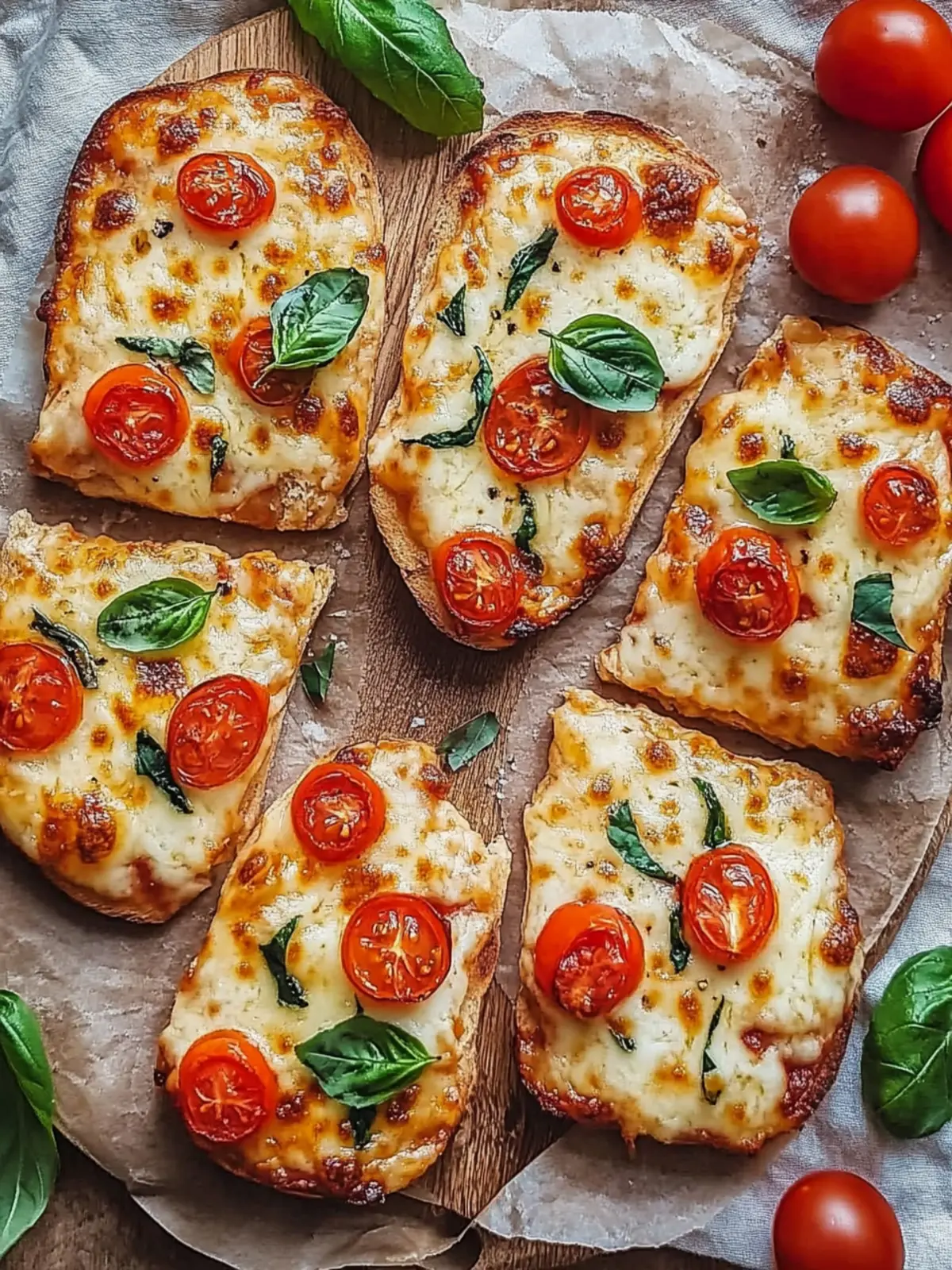 Krosse Pizzabrötchen vegetarisch: Snack für jeden Abend 3 Pizzabrötchen vegetarisch