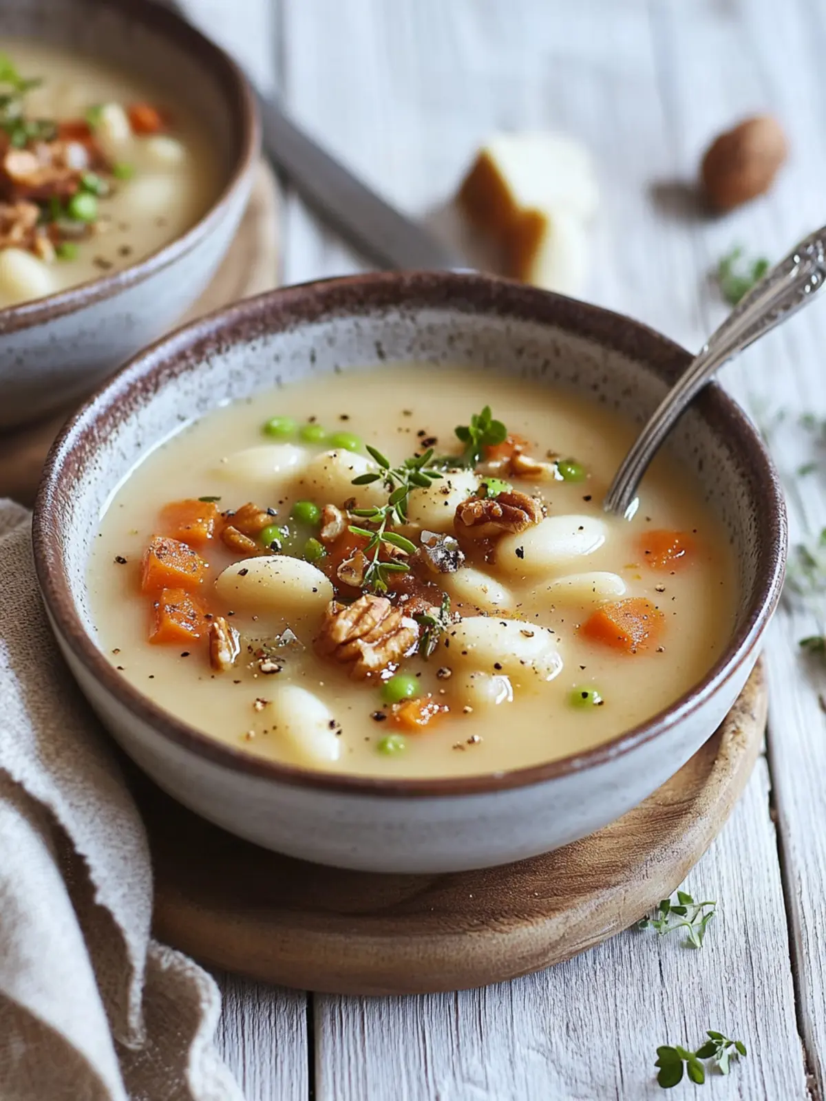 Herzhafte Weiße Bohnensuppe vegetarisch – Schnell und Köstlich 3 Weiße Bohnensuppe vegetarisch