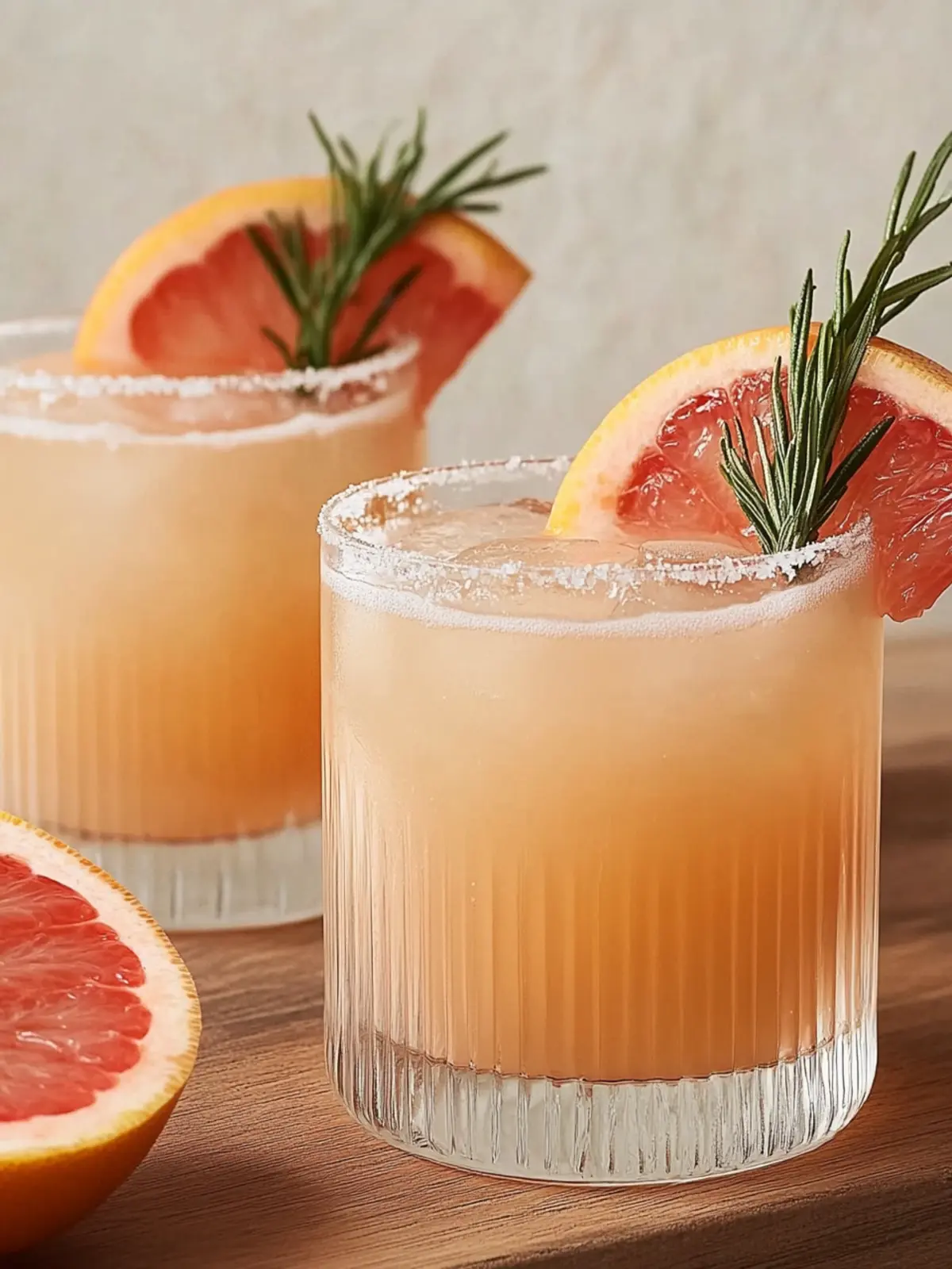 Erfrischender Grapefruit-Rosmarin Mocktail Spritz für den Sommer 4 Grapefruit-Rosmarin Mocktail Spritz