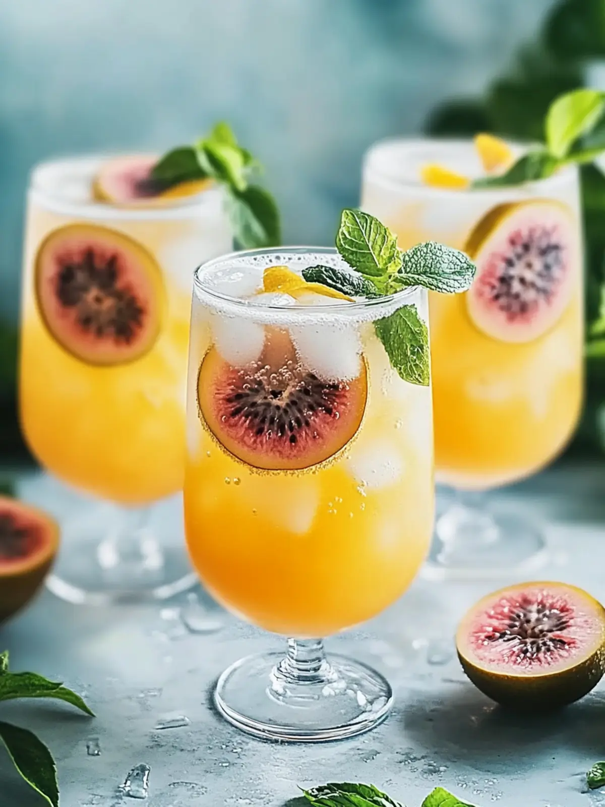 Erfrischender Maracuja Spritz für fröhliche Sommer-Momente 3 Erfrischender Maracuja Spritz
