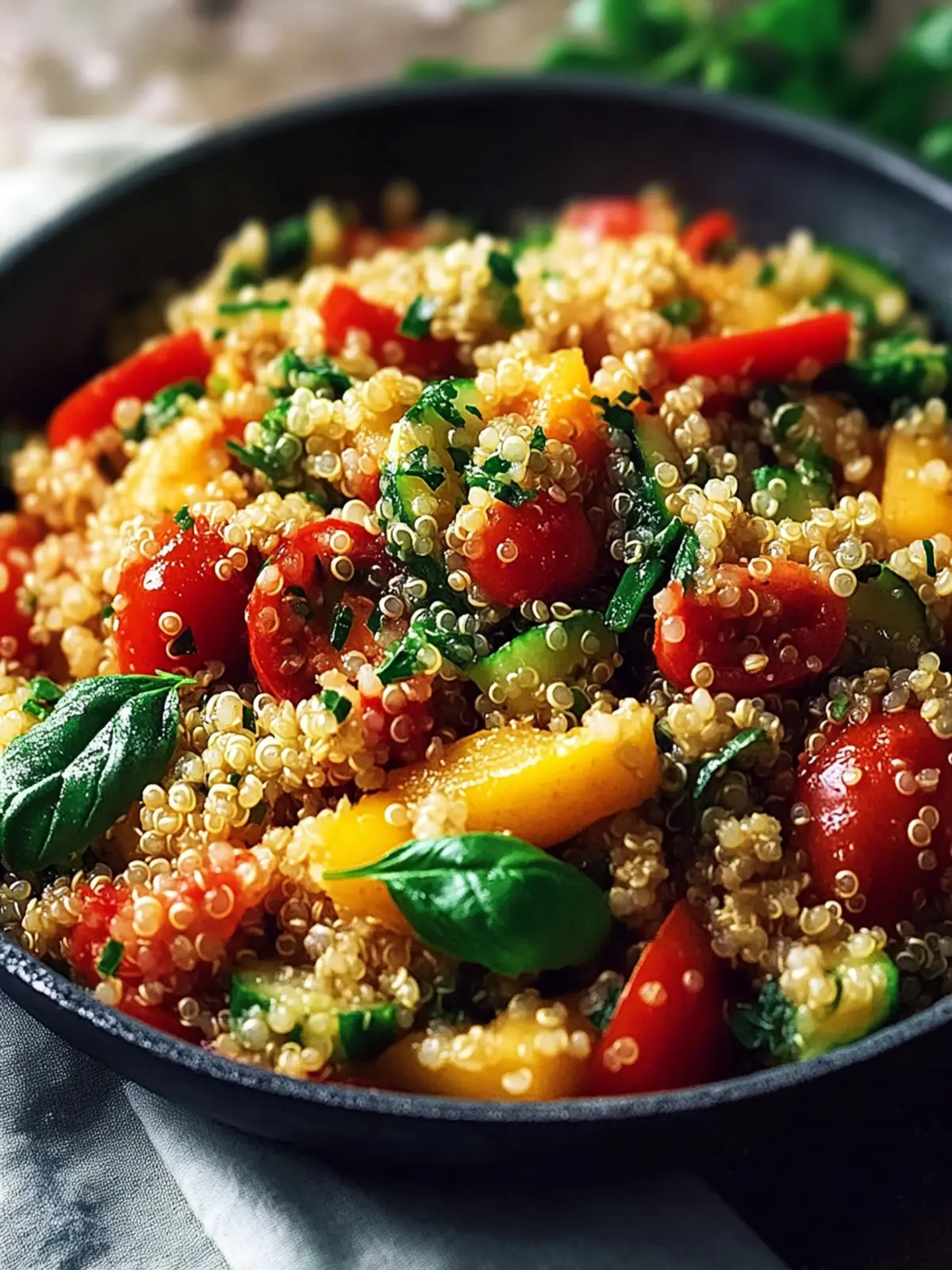Quinoa Gemüse Pfanne: Gesund, bunt und einfach lecker! 3 Quinoa Gemüse Pfanne